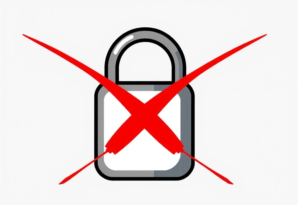 A broken padlock and a 'stop' sign, symbolizing account termination and access restriction
